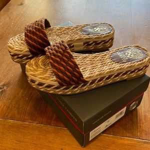 Vince Camuto Meseera Sandals, size 7, Brown Multi